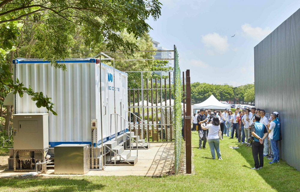 友達西大墩窯文化館建置屋頂全綠電及儲能櫃，為兼具創能儲能的永續綠能場域