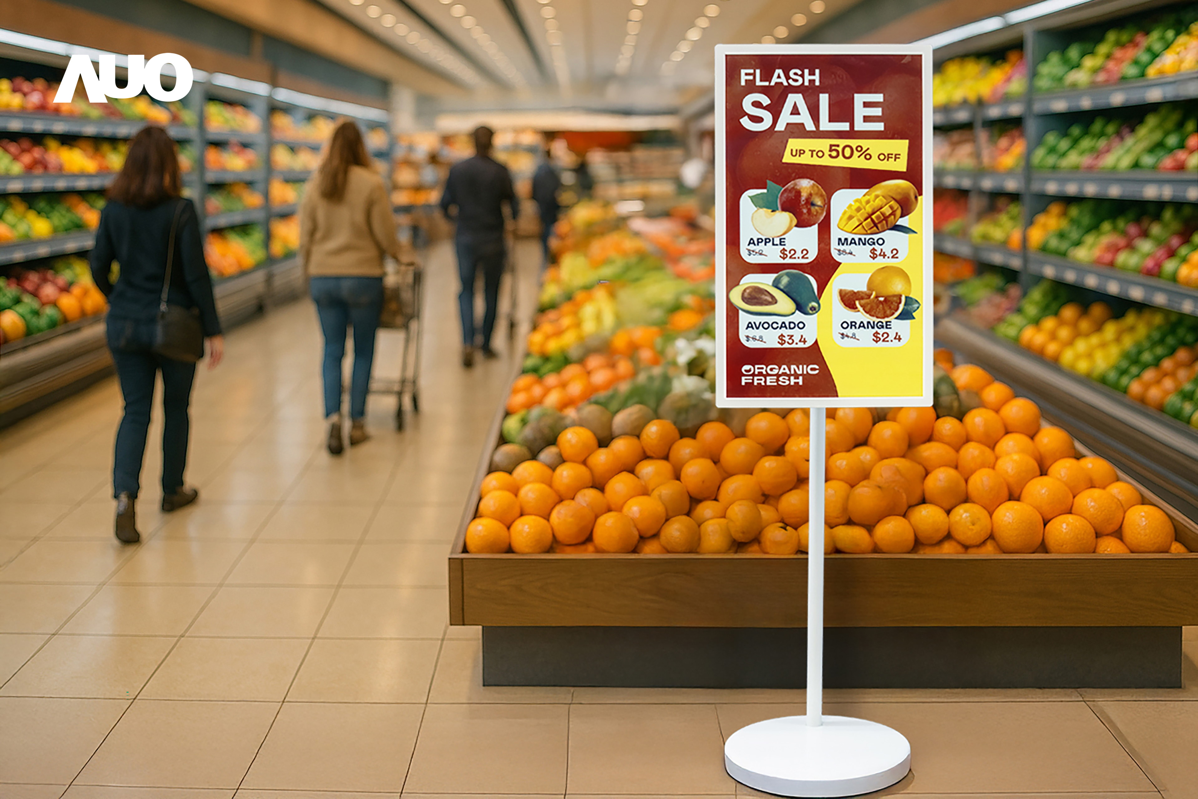 ADP debuts aecoPost, a low-power, full-color ePaper solution. It consumes only minimal power during content updates and allows flexible application and placement thanks to its cordless design. The aecoPost also offers easy content management and scheduling via a cloud platform or a mobile app, improving efficiency while reducing paper waste and energy consumption, making it a powerful tool for in-store marketing.