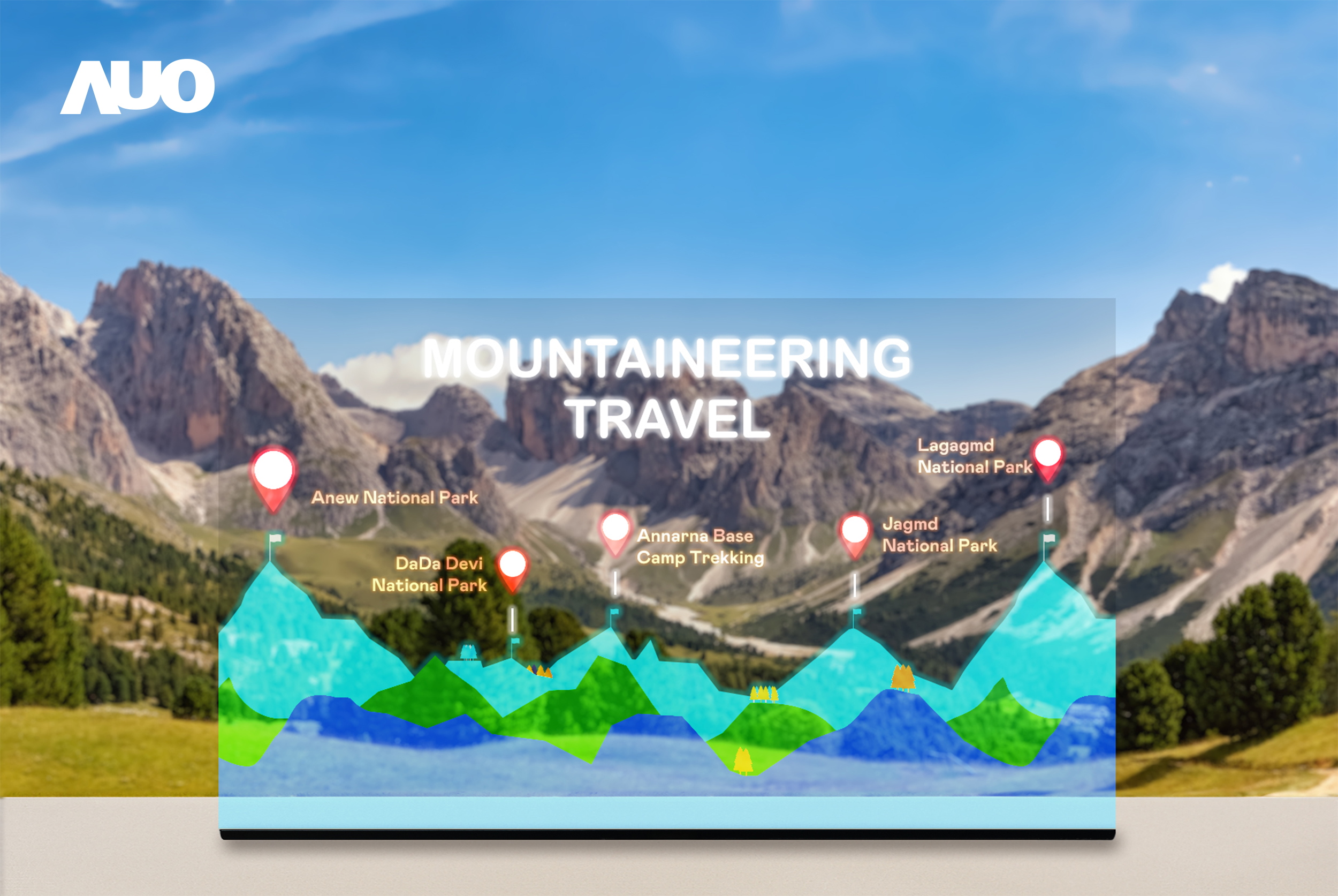 YY易游m6米乐展示全球单片尺寸最大(*)42吋透明Micro LED显示器拼接而成的〝64吋透明Micro LED显示器〞，具备高透明度、1,000 nits高亮度、广色域、采用三边无边框的无缝拼接等多重特色，呈现超高清、细腻画质而不遮挡后方视觉，满足层峰需求，可广泛运用于零售、艺术展览或商业空间等场域