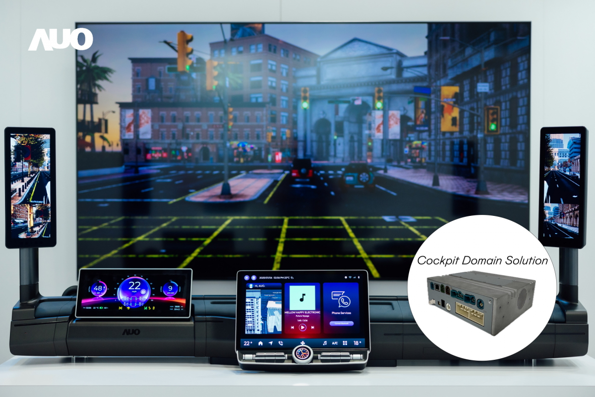 友達「智慧座艙域控解決方案」可做為車內運算的核心平台，驅動創新人機介面與豐富的座艙應用，獲得台灣精品標誌肯定