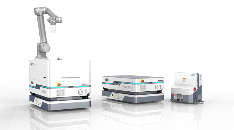 友達數位開發的自主式移動機器人（AMR250M），搭配全向輪並結合AI演算法、2D LiDAR、3D攝影機等技術，協助客戶實現產線全自動化